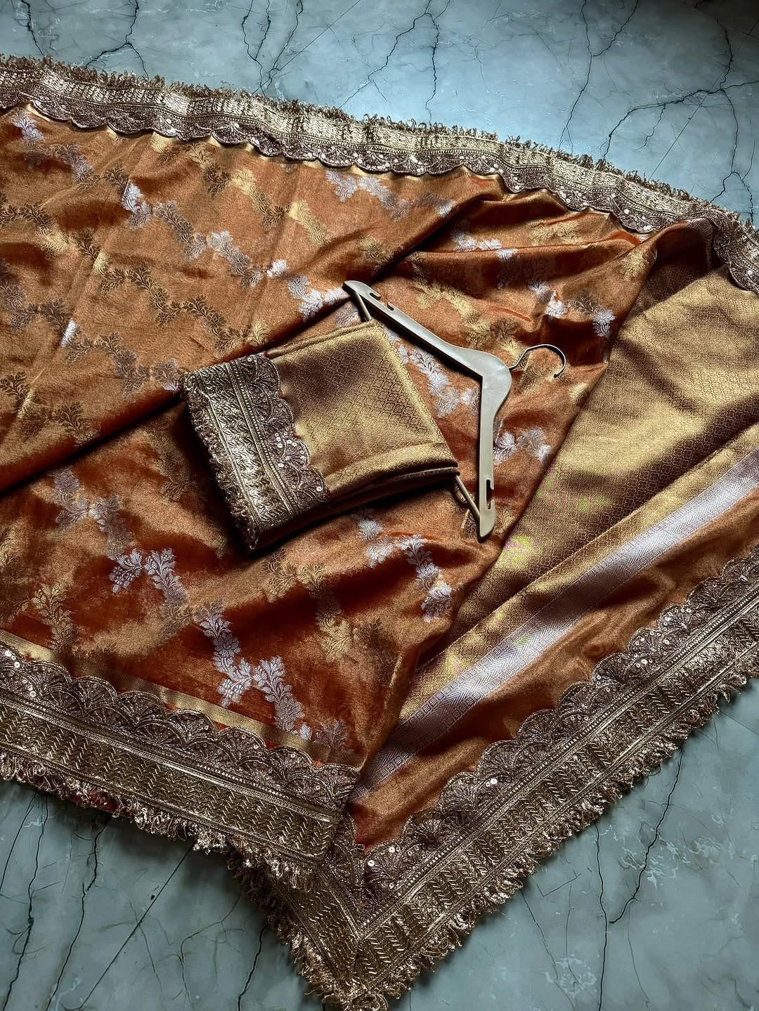 Rutvi Banarasi Silk Saree