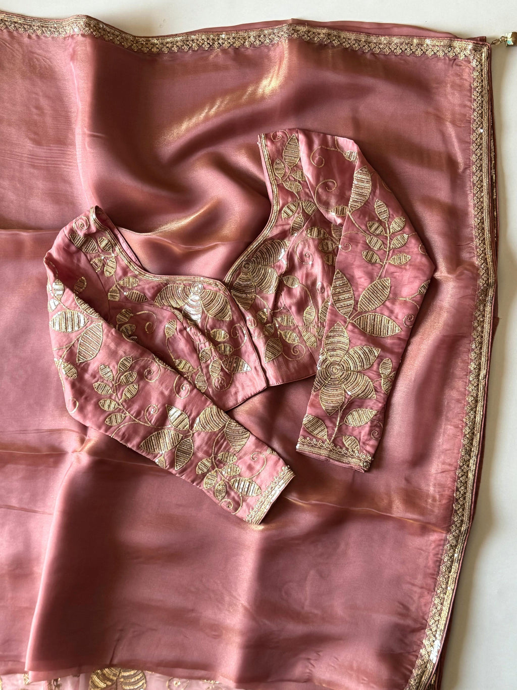 Pink Lolita Embellished Saree