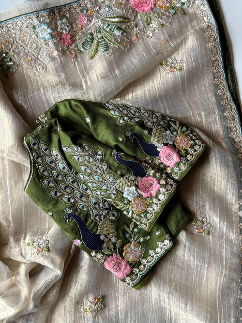 Aruna Banarasi Tissue Sare