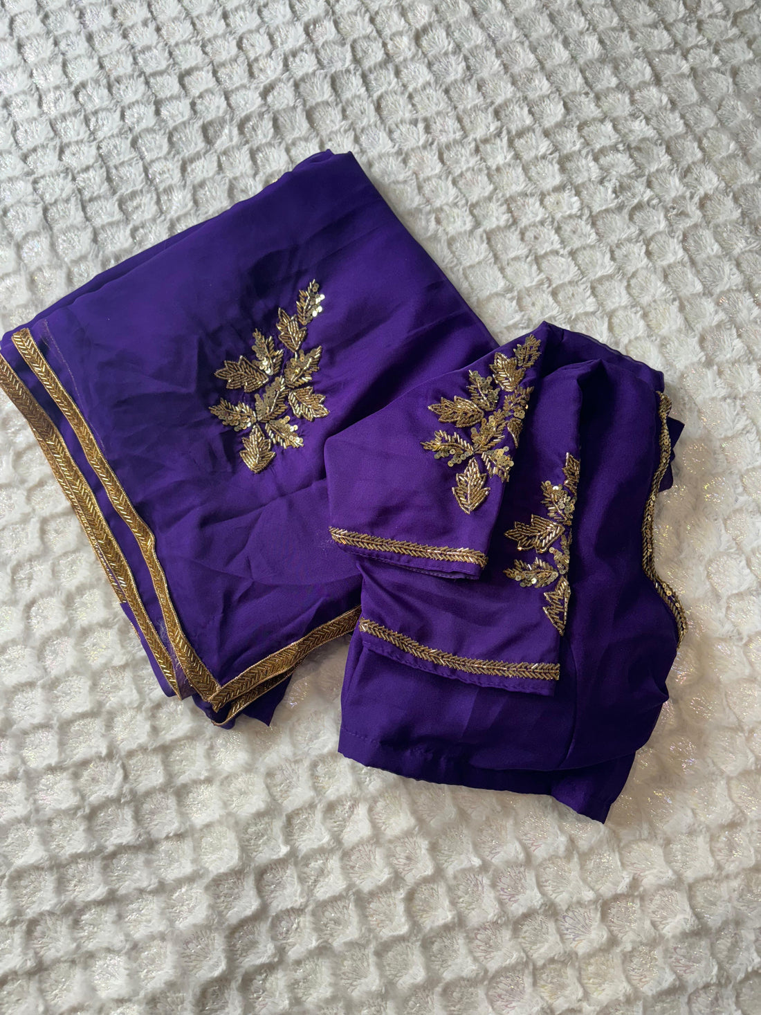 Aster Purple Saree