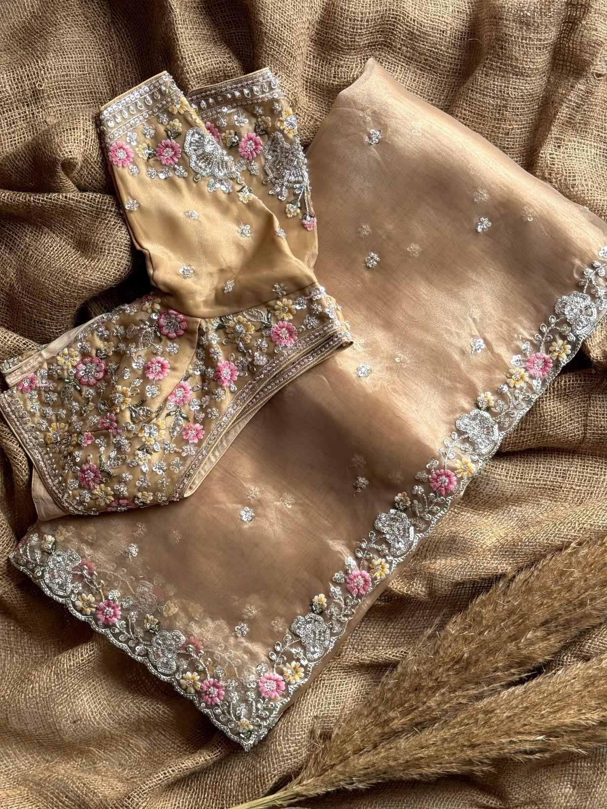 Golden Era Embellished Saree