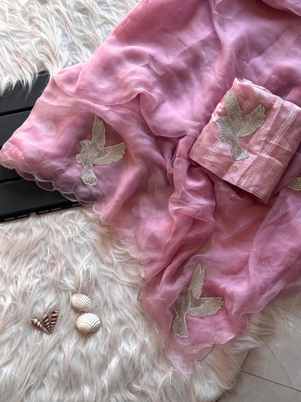 Panchi Lilac Saree