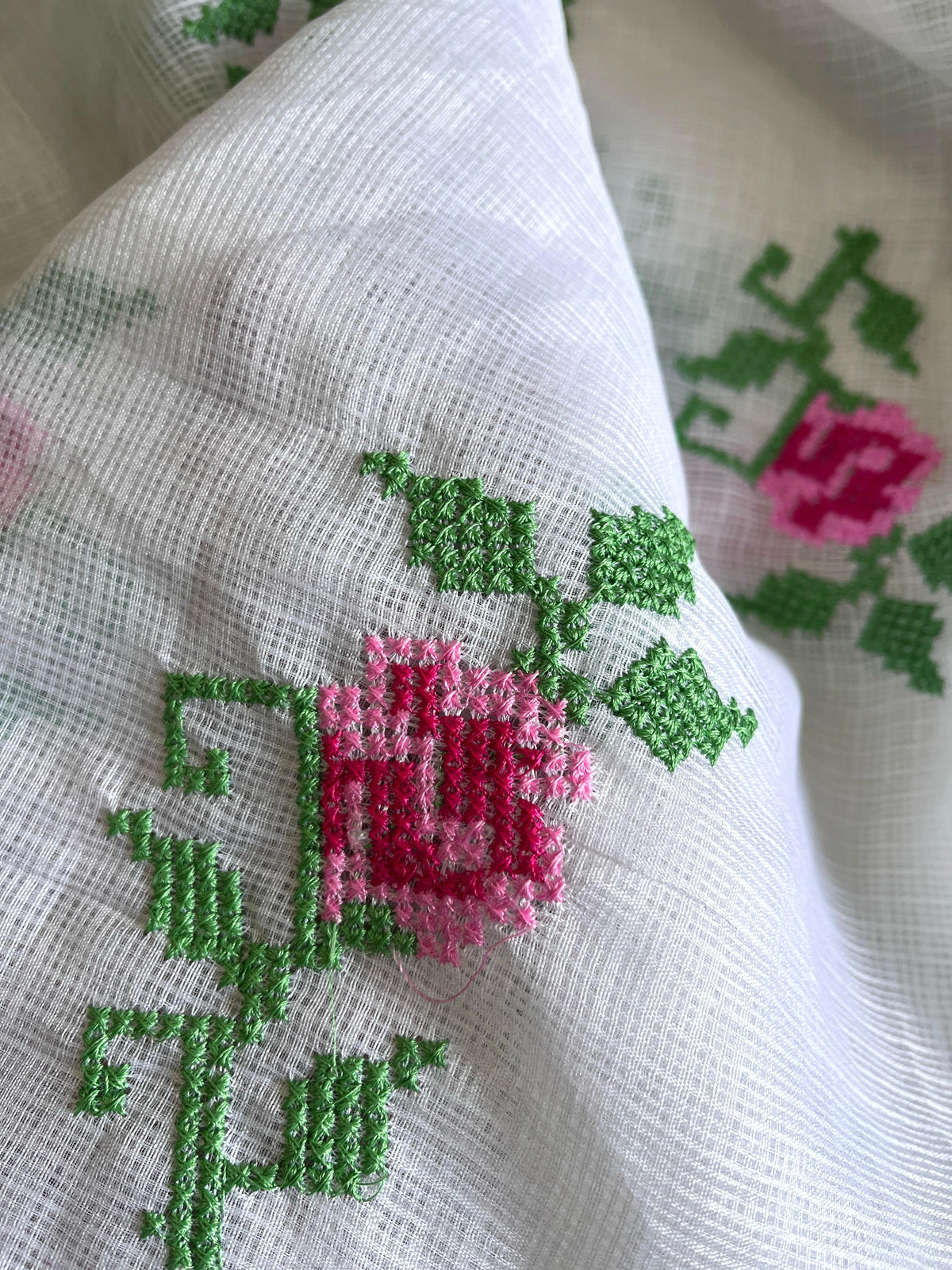 Valentine Tissue Saree
