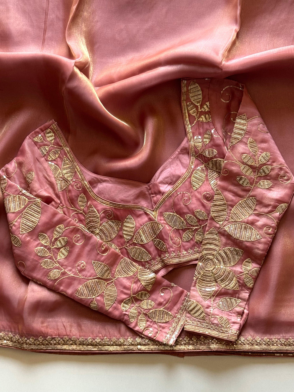 Pink Lolita Embellished Saree